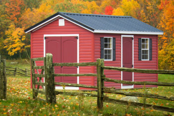 Red she shed in Tennessee