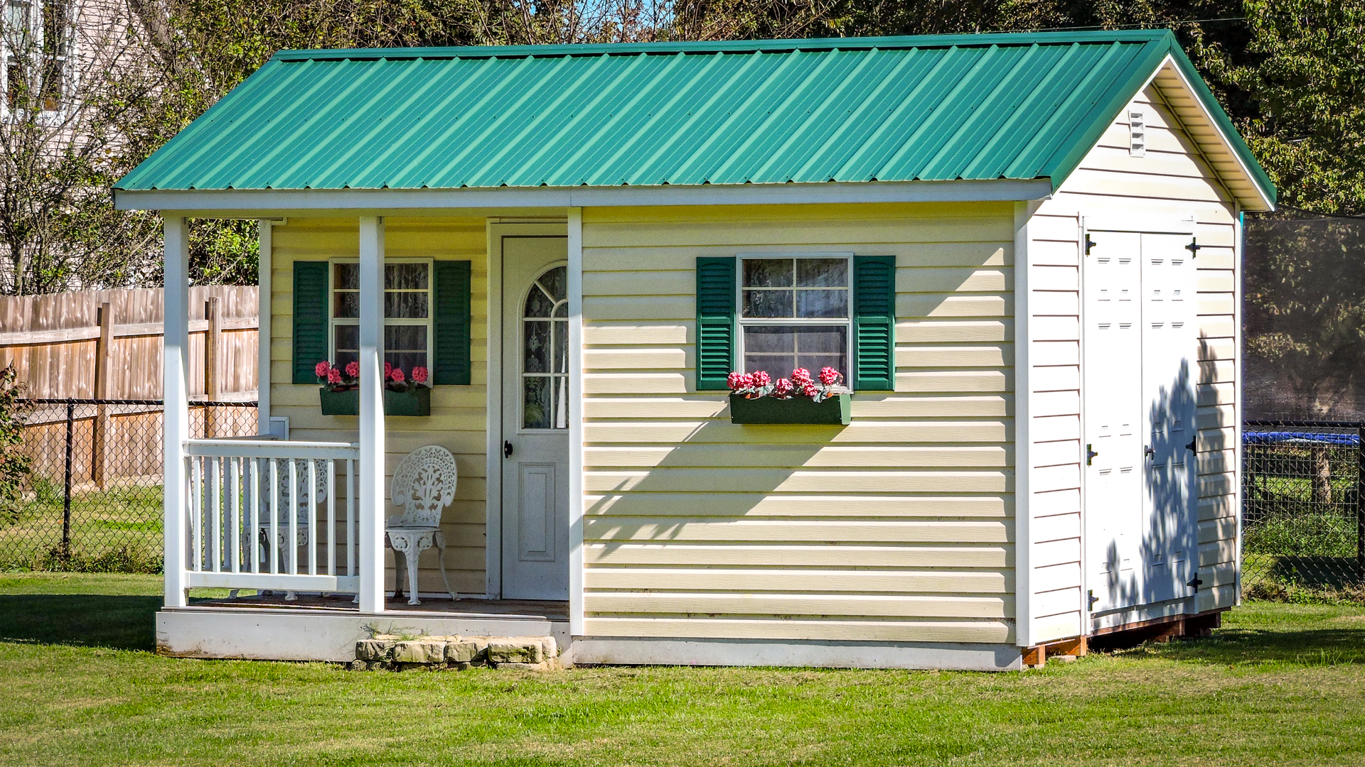 a shed porch